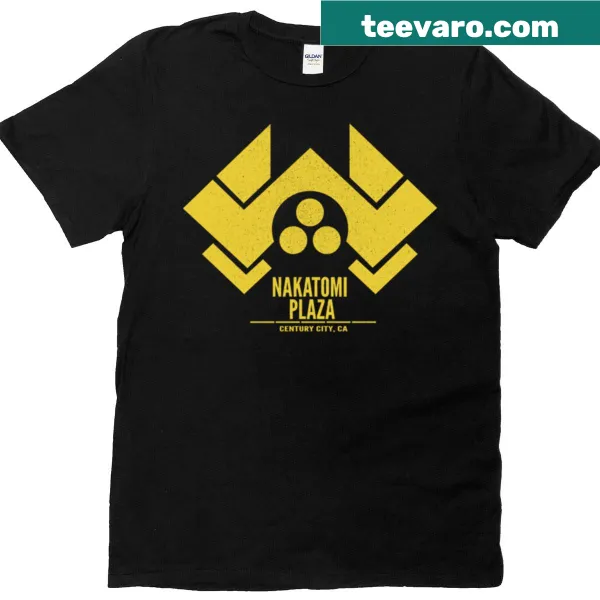 Retro Nakatomi 1988 T-shirt featuring a cinematic design