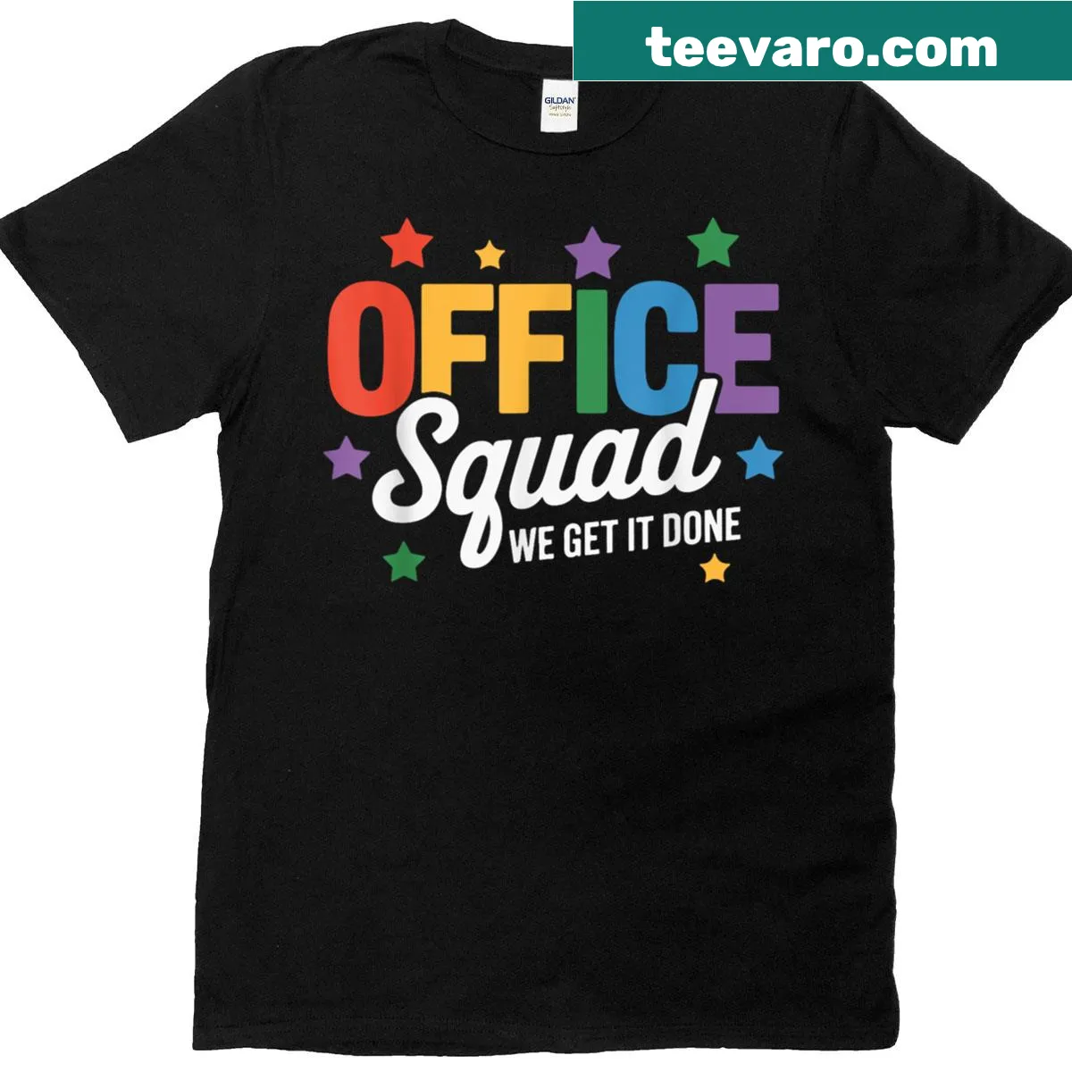Funny back to school t-shirt featuring 'We Get It Done' text — on a men's t-shirt