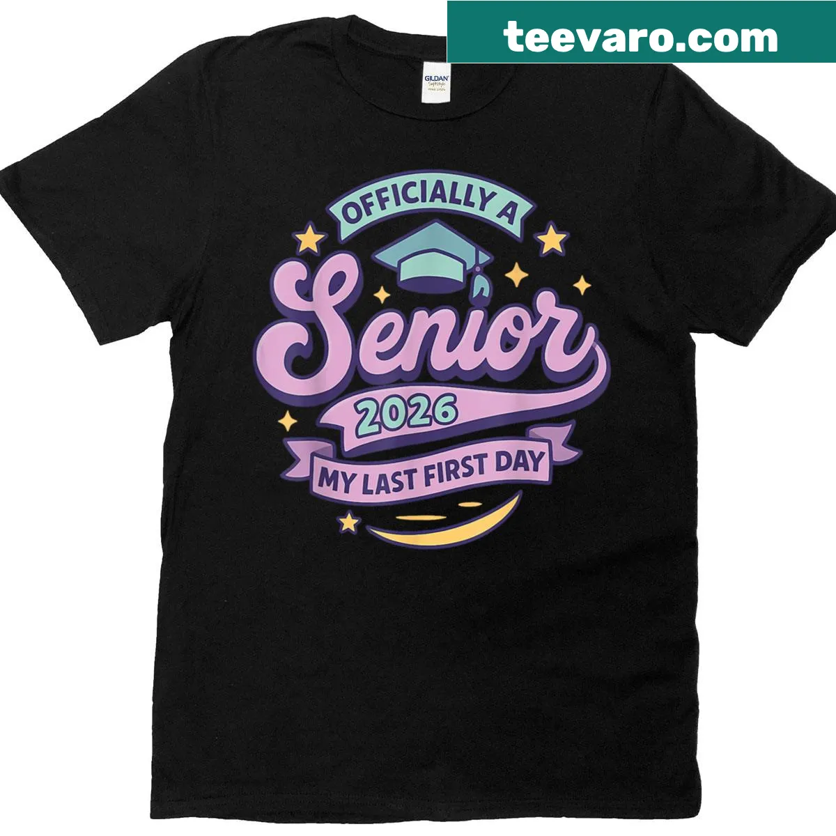 T-shirt celebrating the senior year of 2026. — on a men's t-shirt