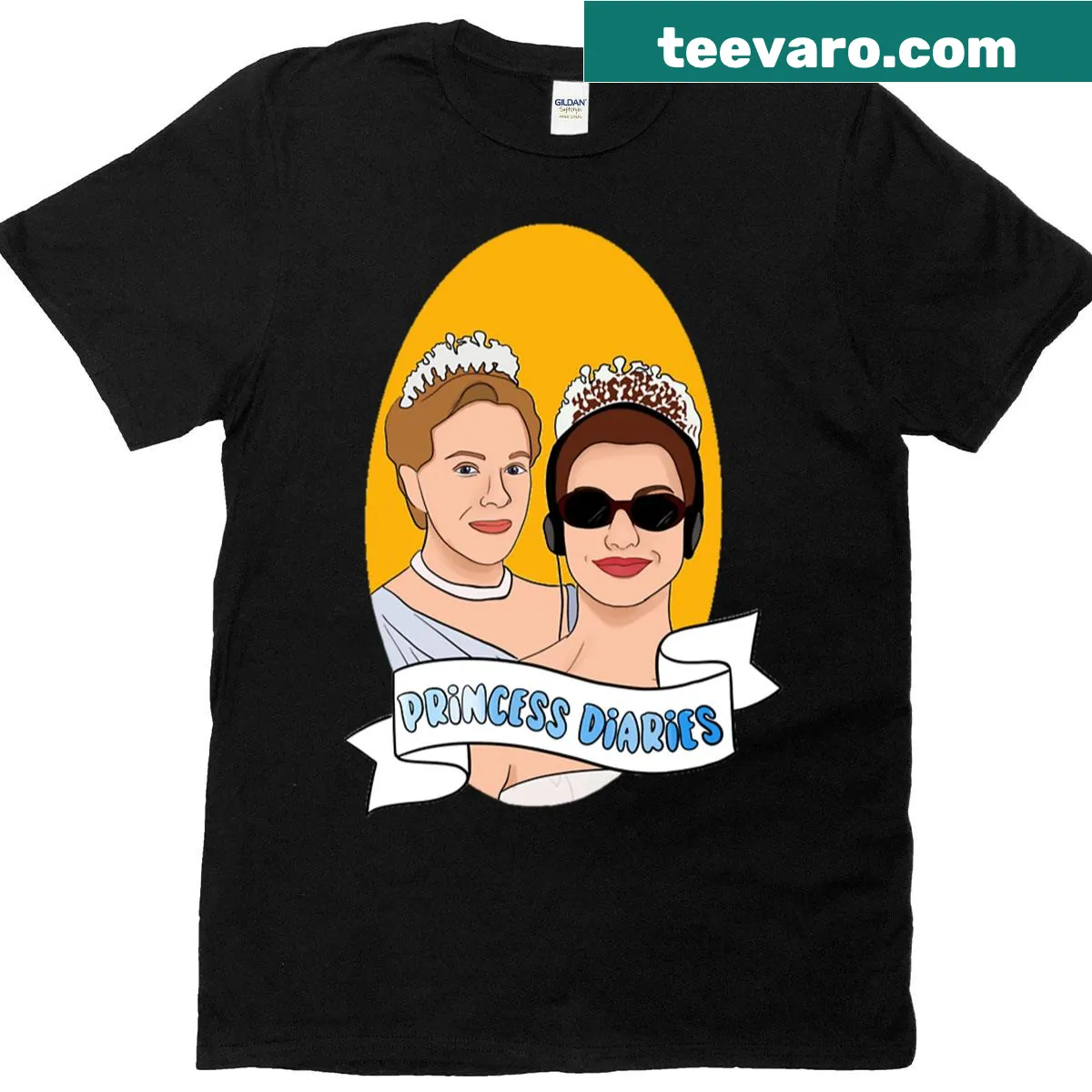 T-shirt inspired by Princess Diaries celebrating friendship and magic — on a men's t-shirt