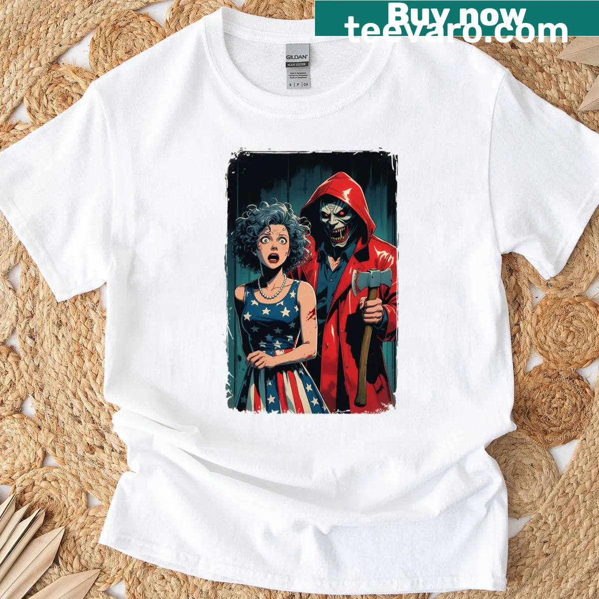 Oversized T-shirt with a vintage Prom Queen design — on a men's t-shirt