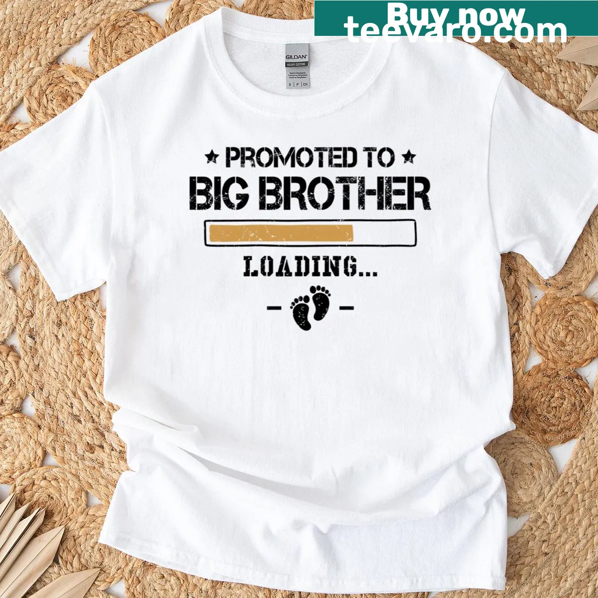 Funny t-shirt for big brother pregnancy reveal — on a men's t-shirt