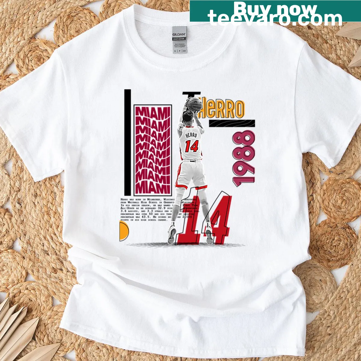 Oversized T-shirt with an illustration of a basketball player in action — on a men's t-shirt