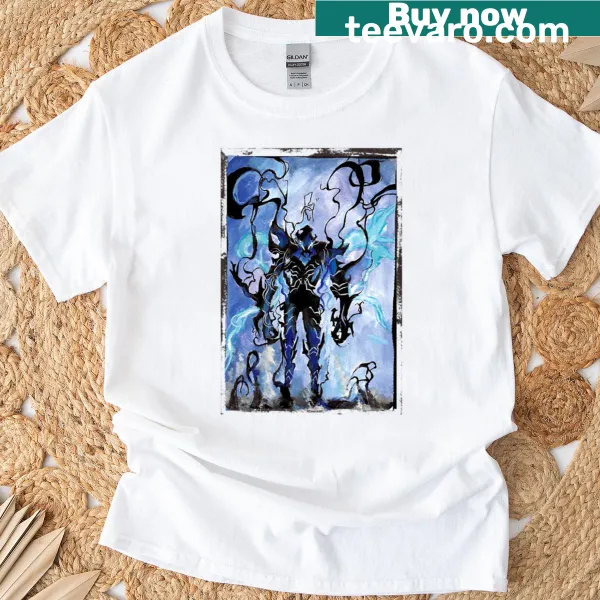 Illustrated graphic of an Ant King on t-shirt.