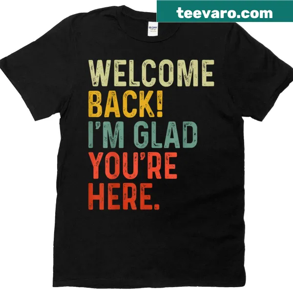 Teacher t-shirt with welcoming text for back to school