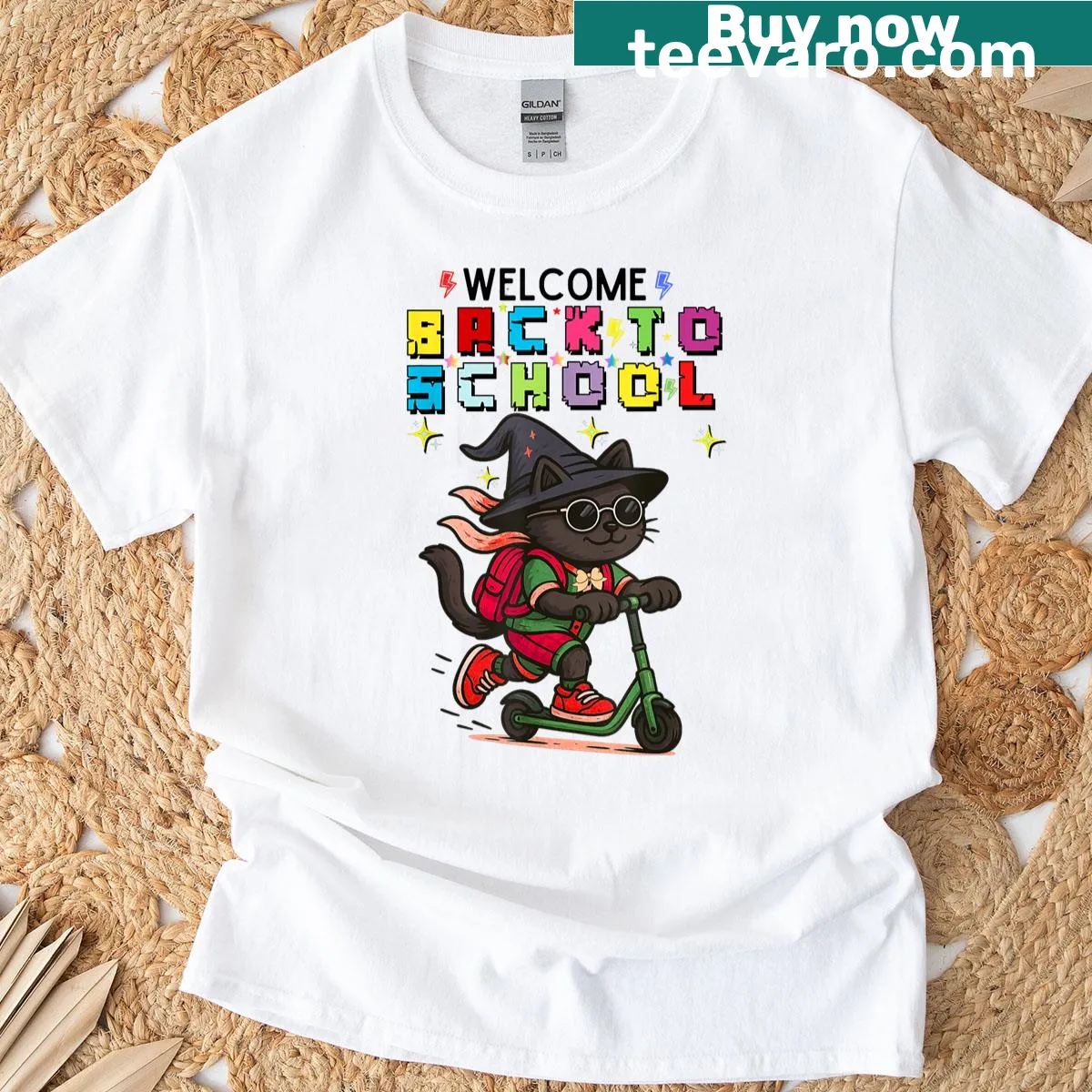 T-shirt with the phrase 'Welcome Back To School' designed for teachers. — on a men's t-shirt