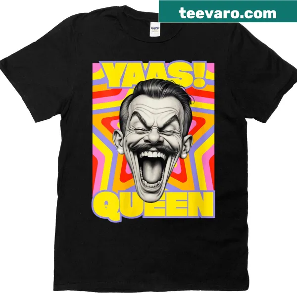 Funny Yaas Queen t-shirt for women with bold text