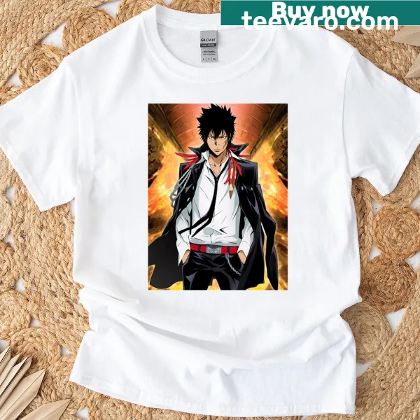 Edgy graphic T-shirt featuring Xanxus