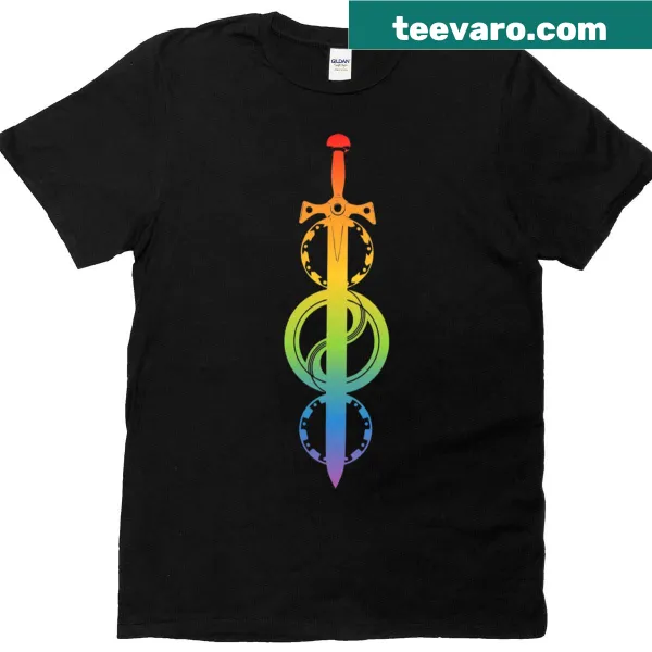 Xenite warrior graphic tee featuring an emblem of strength and valor