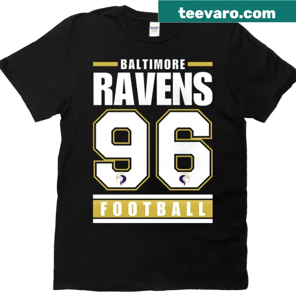 Vintage Baltimore Ravens football team T-shirt celebrating 1996