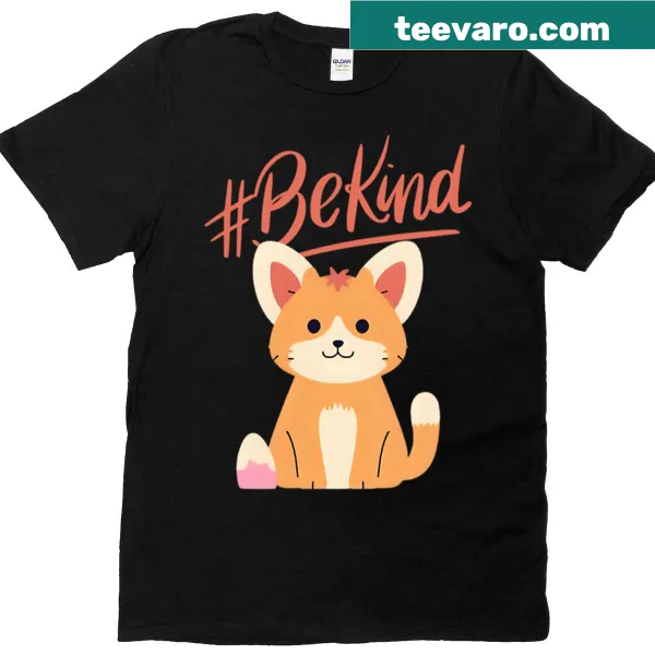 Inspirational t-shirt featuring the phrase 'Be Kind Be King'