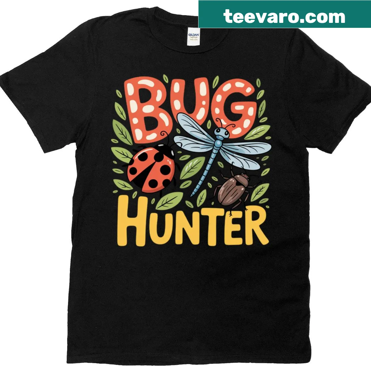 T-shirt featuring a ladybug graphic, perfect for entomology students — on a men's t-shirt