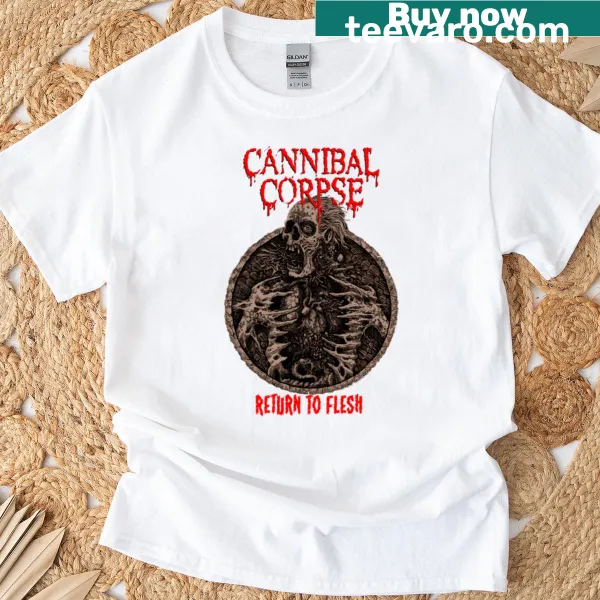 Illustration from Cannibal Corpse featuring 'Return To Flesh'