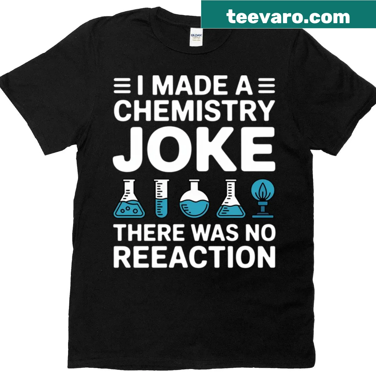Chemistry Teacher T-shirt for educators with a science theme — on a men's t-shirt