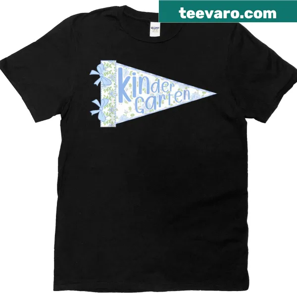 Cute kindergarten back-to-school graphic T-shirt