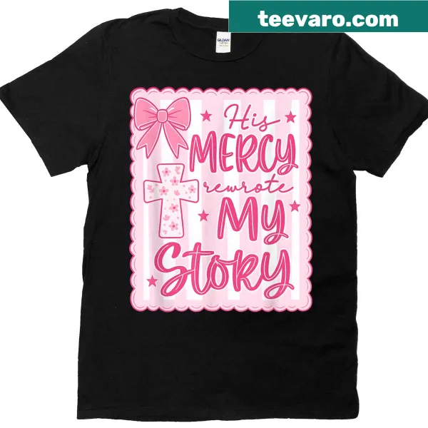 Illustrative T-shirt with faith-inspired design and message