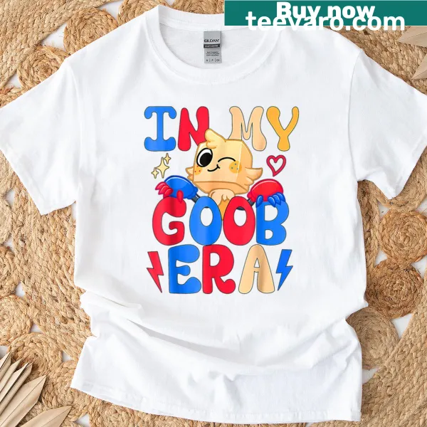 Cartoon birthday t-shirt featuring Dandys Goob character for kids