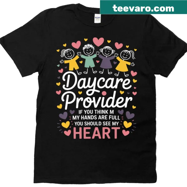 Daycare Teacher T-shirt with bold typography design