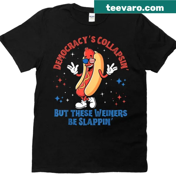 Humorous T-shirt with political commentary about democracy