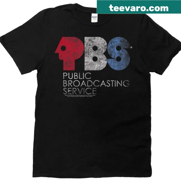 Distressed vintage logo t-shirt in red, white, and blue