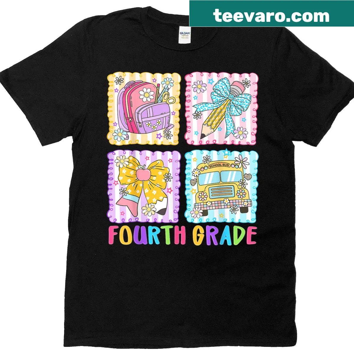 Back to school T-shirt for fourth-grade teachers — on a men's t-shirt