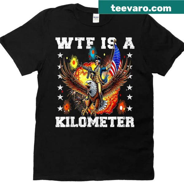 Retro t-shirt with humorous text about freedom and distance