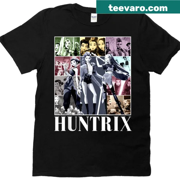 Officially licensed gaming t-shirt inspired by the Huntrix series