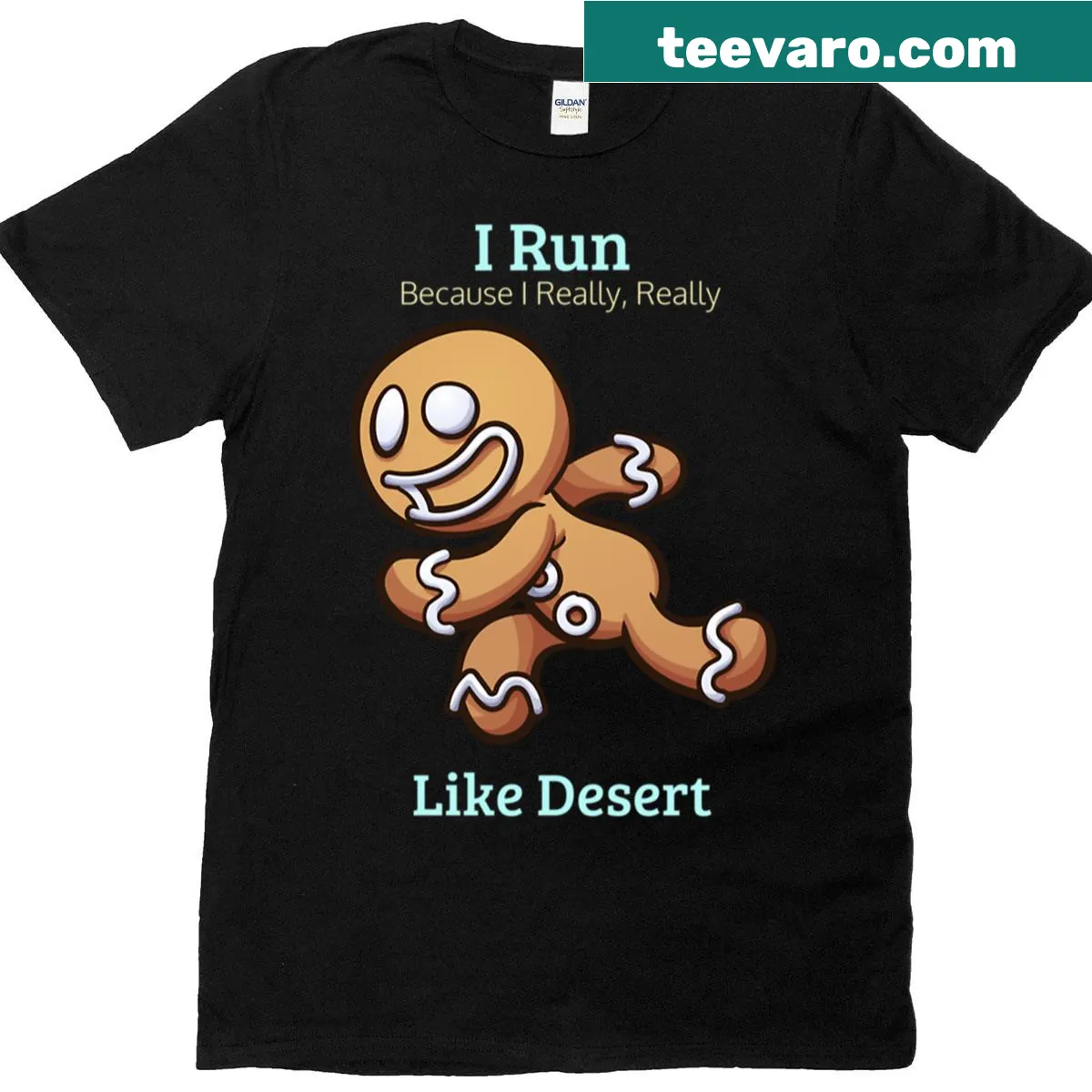Humorous oversized t-shirt for running enthusiasts — on a men's t-shirt