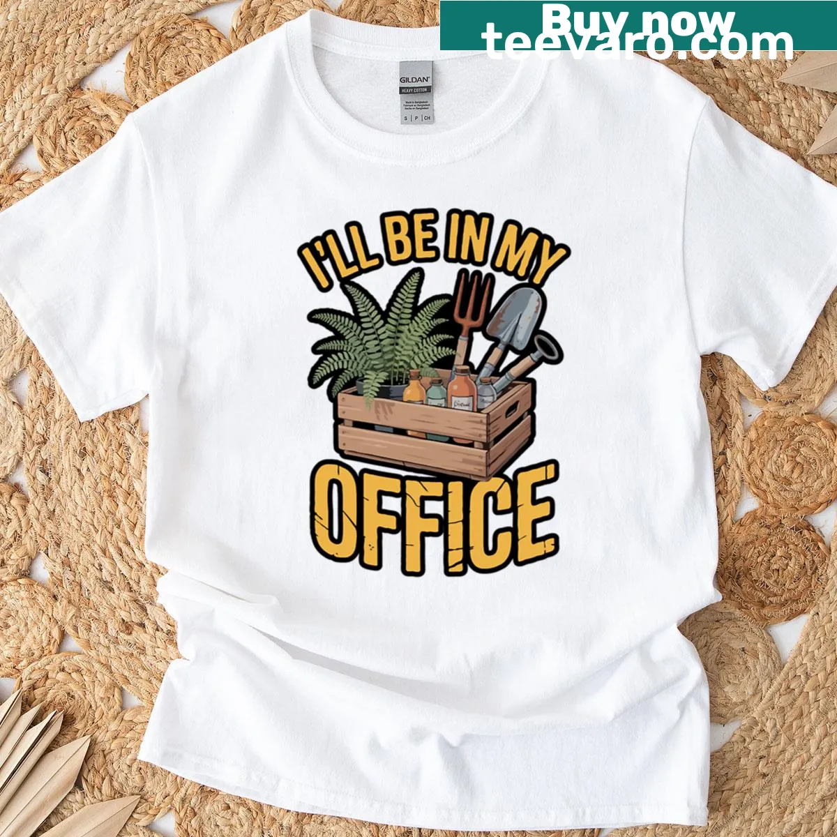 Funny gardening quote T-shirt that showcases a love for plants — on a men's t-shirt
