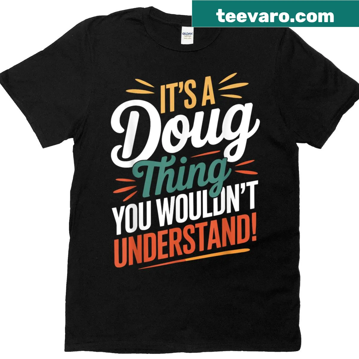 Inspirational t-shirt with the phrase 'It's Not Easy Being This Awesome' in fun typography — on a men's t-shirt