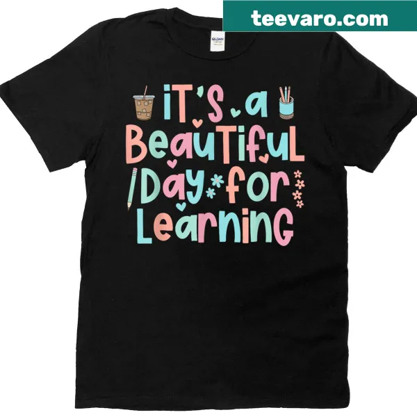 Vintage-style teacher t-shirt with retro learning phrase