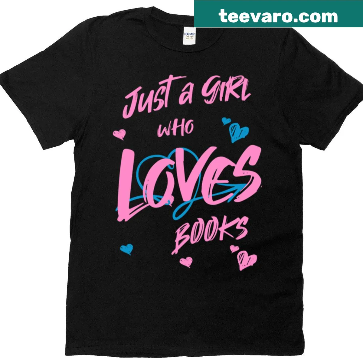 T-shirt celebrating a love for reading and books. — on a men's t-shirt