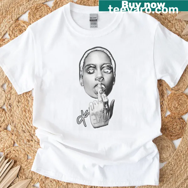 Illustrated Kehlani design on T-shirt