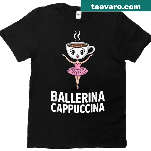 Funny kids T-shirt featuring a ballerina and meme-themed graphics