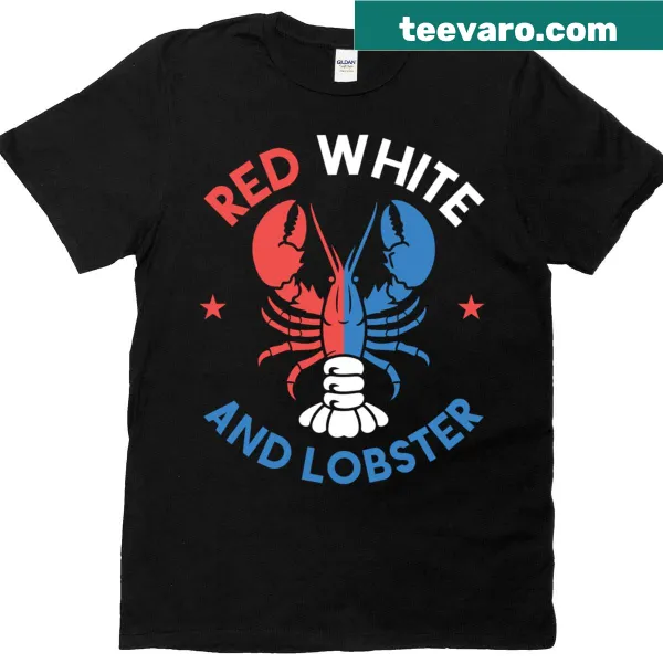 Fun lobster graphic designed for July 4th