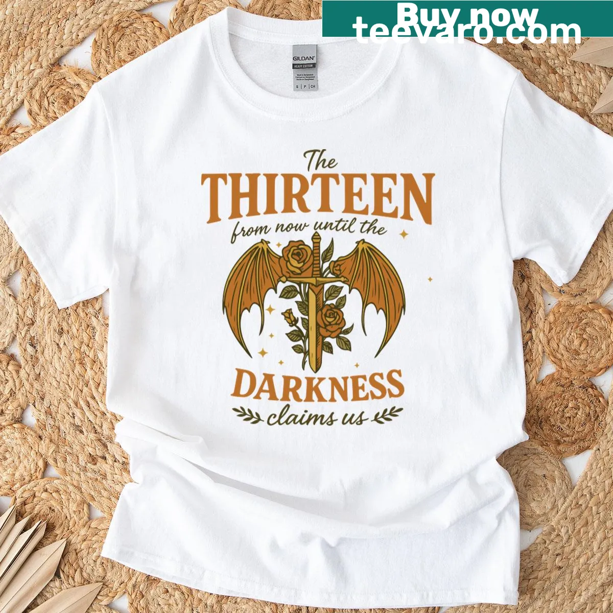 Manon Blackbeak illustration from Throne Of Glass on a t-shirt — on a men's t-shirt