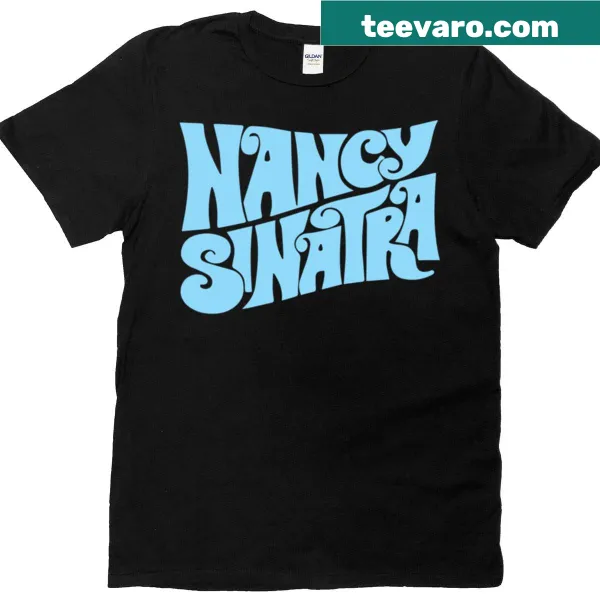 Illustrative graphic honoring Nancy Sinatra on a T-shirt