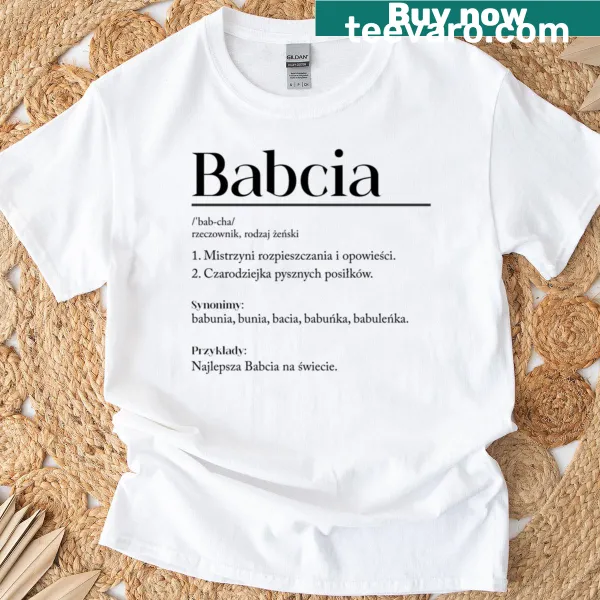 Definition t-shirt celebrating Polish grandmothers