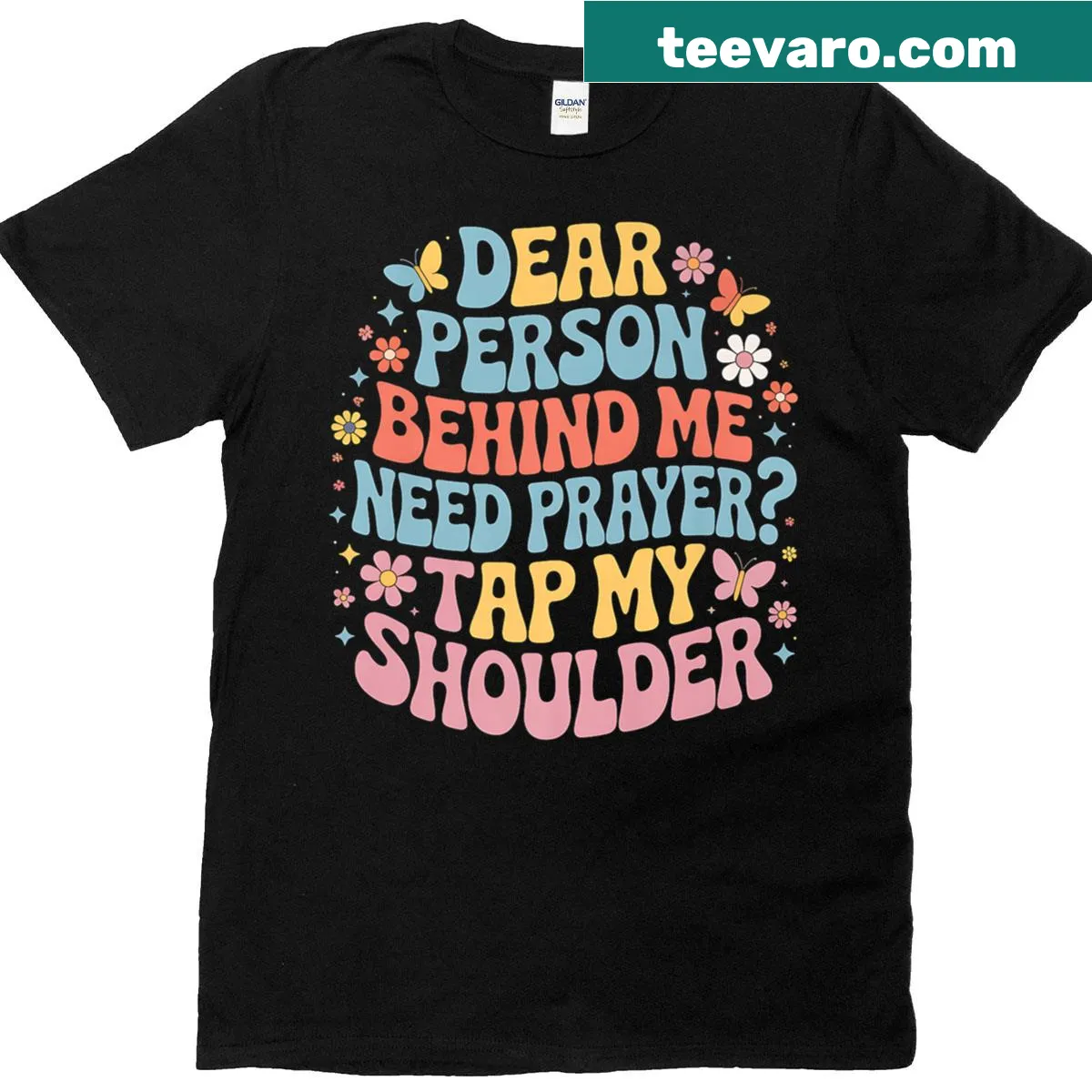 Vintage-style T-shirt with spiritual graphics for faith expression — on a men's t-shirt