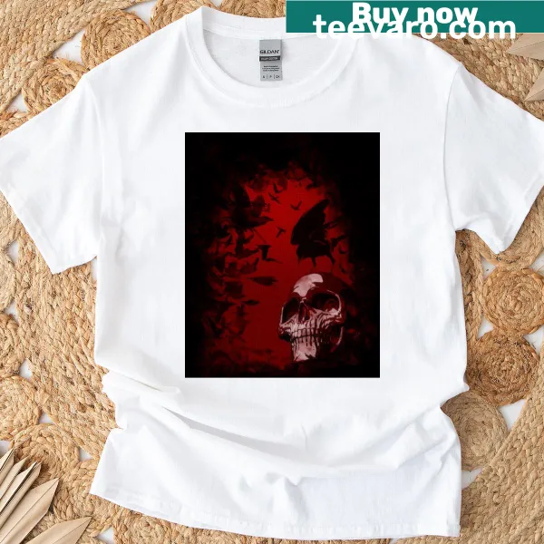 Illustration of ravens on T-shirt