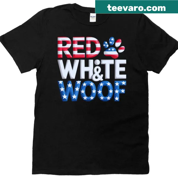 Patriotic typography design for dog lovers T-shirt