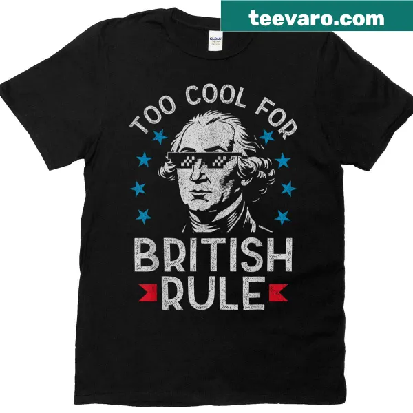 Patriotic T-shirt with a funny slogan about British rule