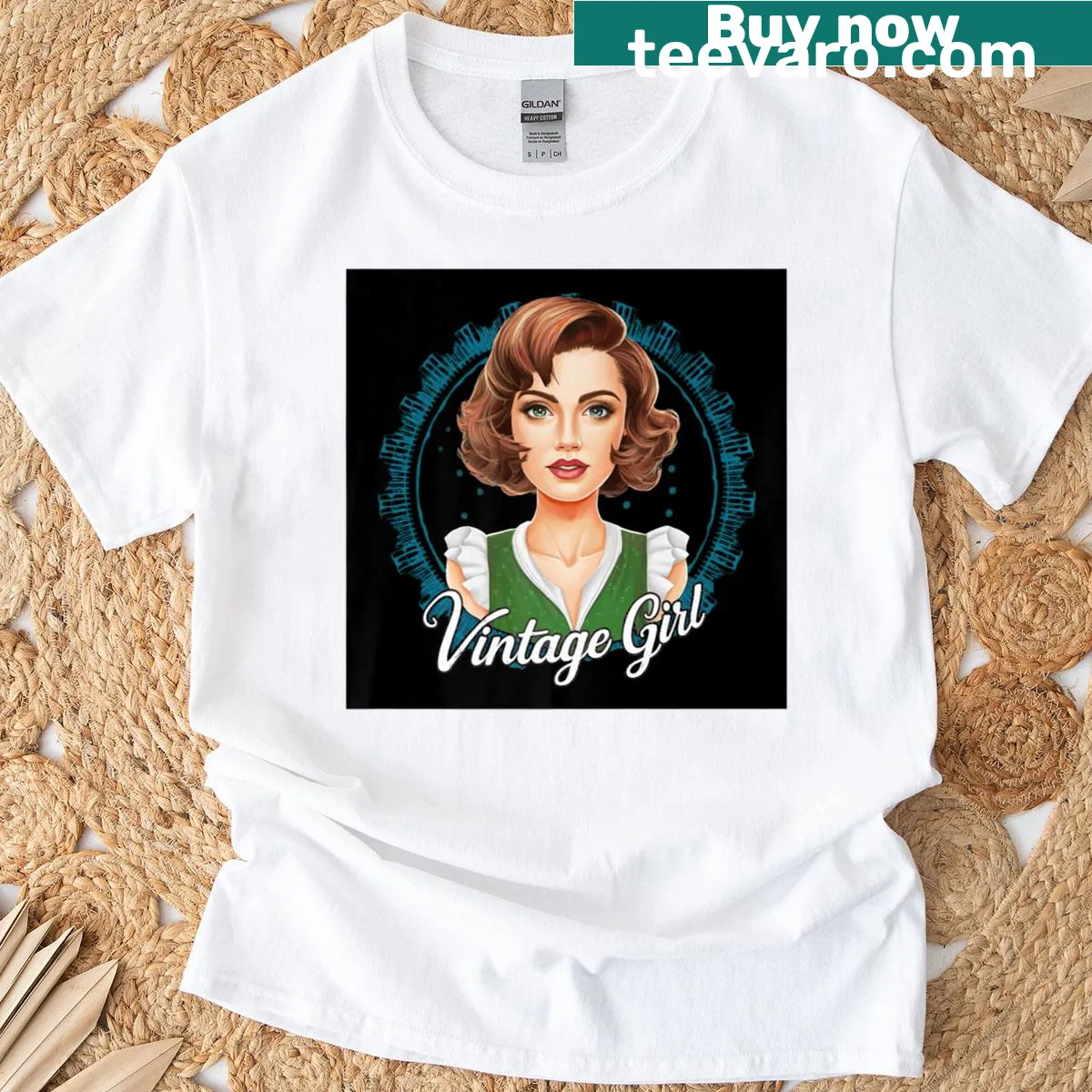 Vintage-style t-shirt with humorous text design — on a men's t-shirt