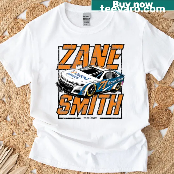 Zane Smith T-shirt featuring classic car illustration