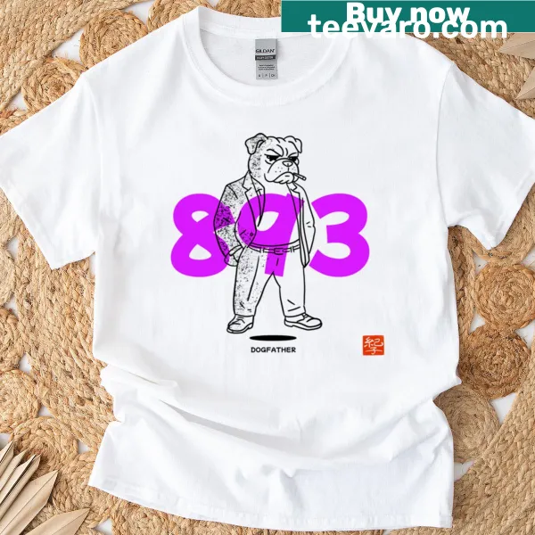 Dog Father t-shirt with bold typography design