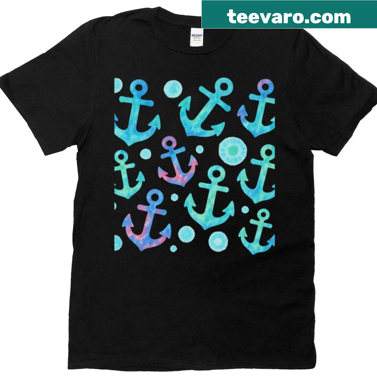 T-shirt featuring a playful anchor graphic design. — on a men's t-shirt