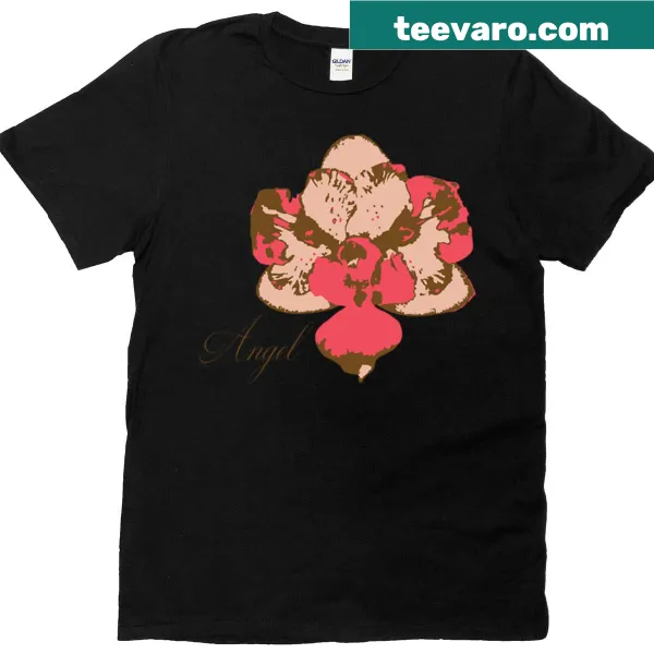 Cute Angel Baby graphic t-shirt with an angelic character.