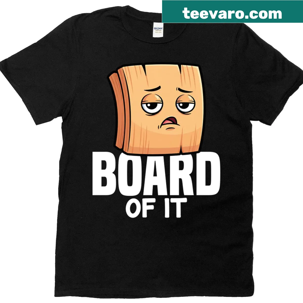 Cartoon graphic celebrating carpentry and craftsmanship on T-shirt — on a men's t-shirt