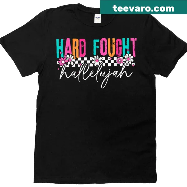 Faith t-shirt with the phrase 'Hallelujah Praise Jesus'