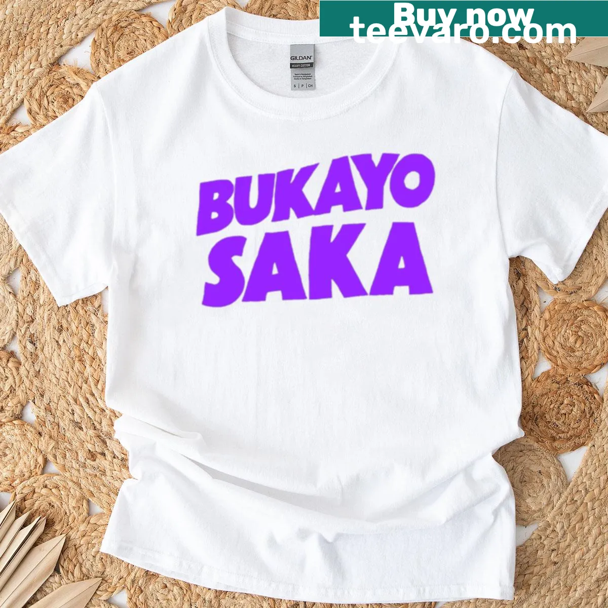 Illustration of Bukayo celebrating mastery and skill — on a men's t-shirt